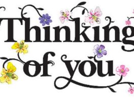 Thinking of You message