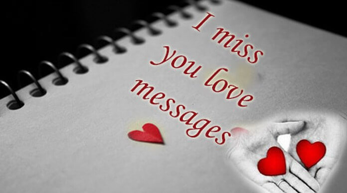 I miss you messages