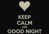 Good night  message
